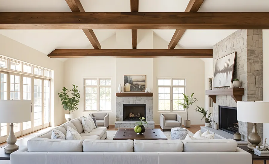 Premium Ceiling Beams Premium Ceiling Beams in family room