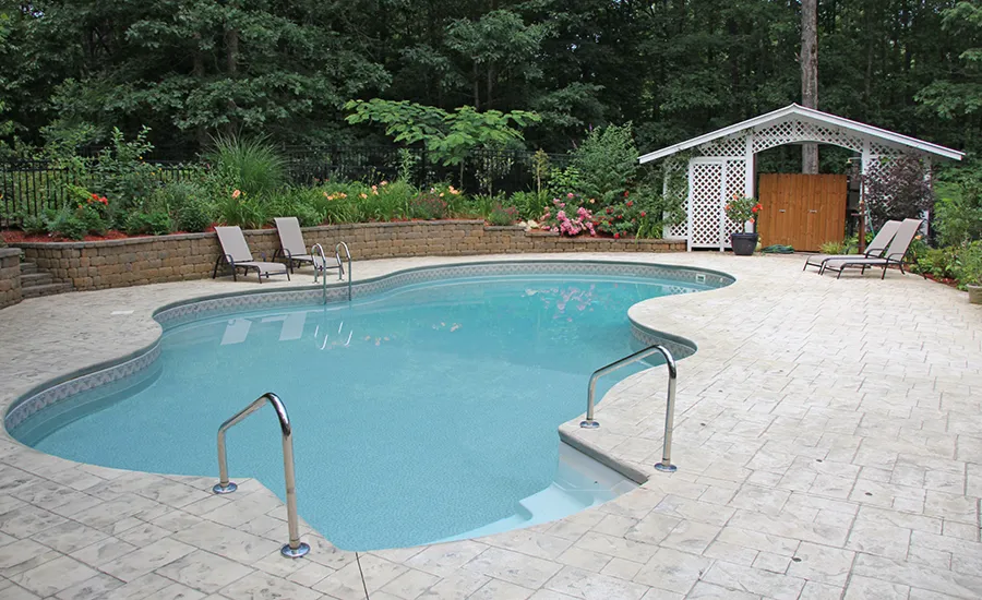 In-ground Pool with Landscaping