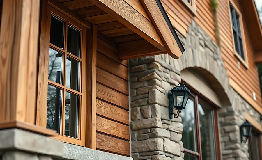 Refined Stonework Refined Stonework on Home Exterior