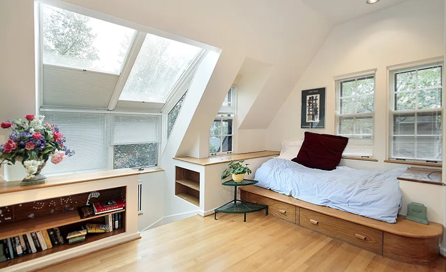 Modern Skylighting Upscale skylighting in bedroom